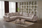 Maria Sectional Sofa - Beige Fabric - The Fine Furniture