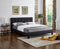 Maci Bed Frame - Double/Queen - Black - The Fine Furniture
