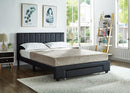 Allie Bed Frame - Double/Queen - Black - The Fine Furniture