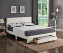 Allie Bed Frame - Double/Queen - White - The Fine Furniture