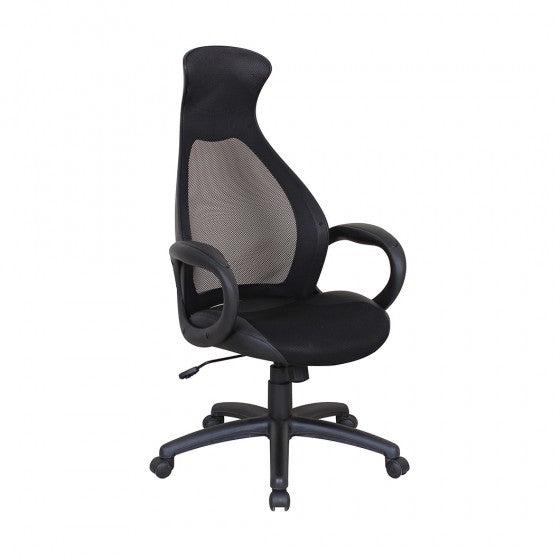 Roberto Office Chair - Black - The Fine Furniture