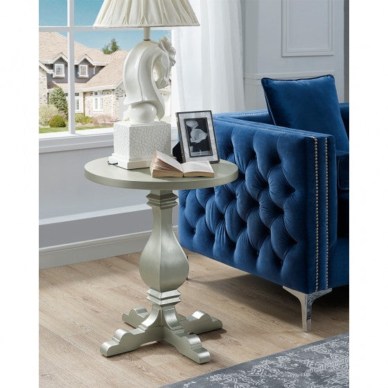 Tyson Side Table - Champagne - The Fine Furniture