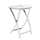 Seth Glass Side Table - The Fine Furniture
