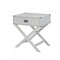 Donovan Side Table - White - The Fine Furniture